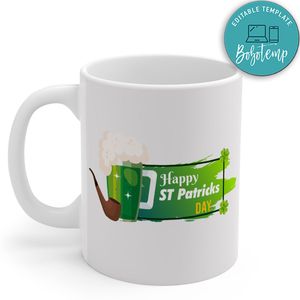 Happy St.Patrick's Day With Holiday Fastival Mug