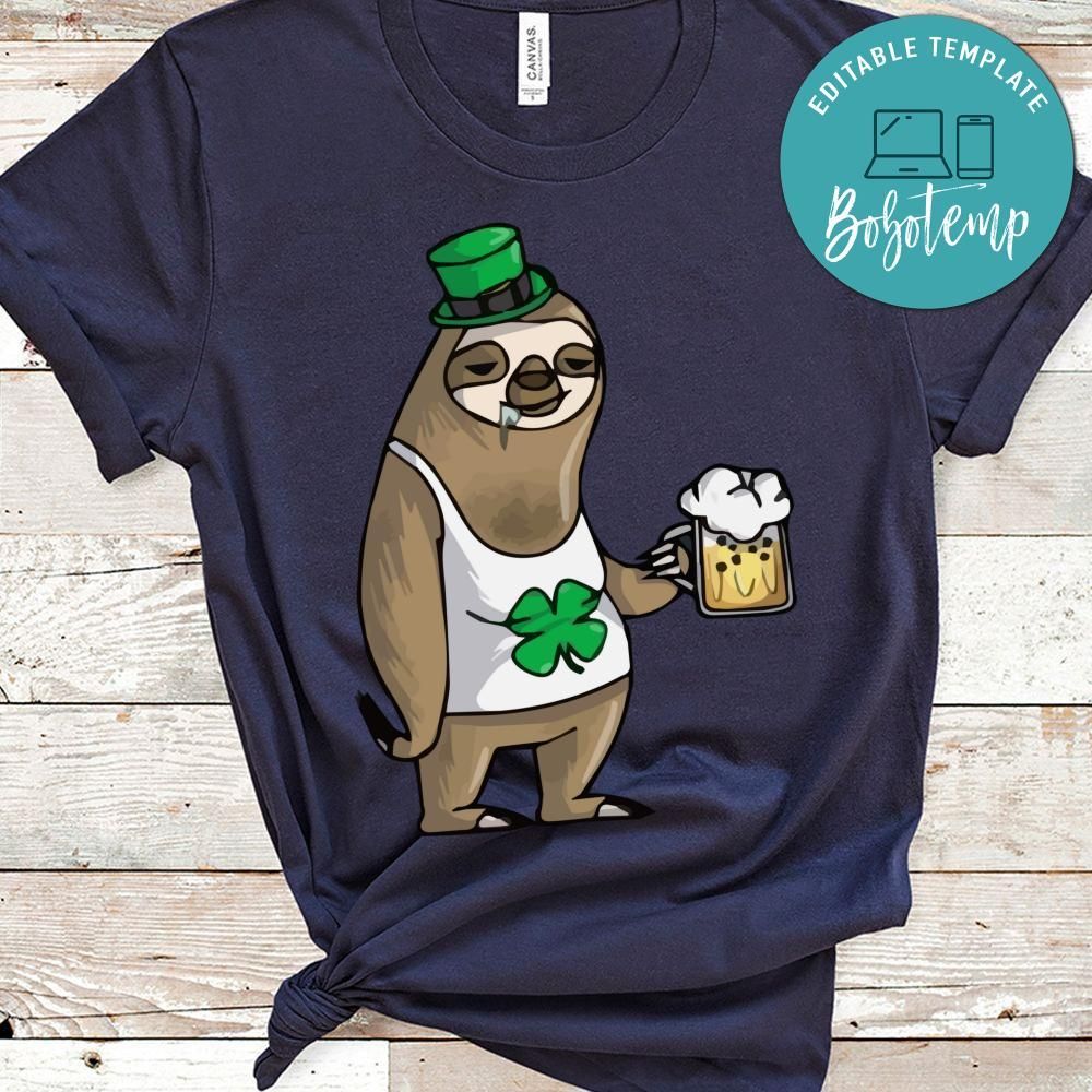 St.Patrick Sloth Shirt