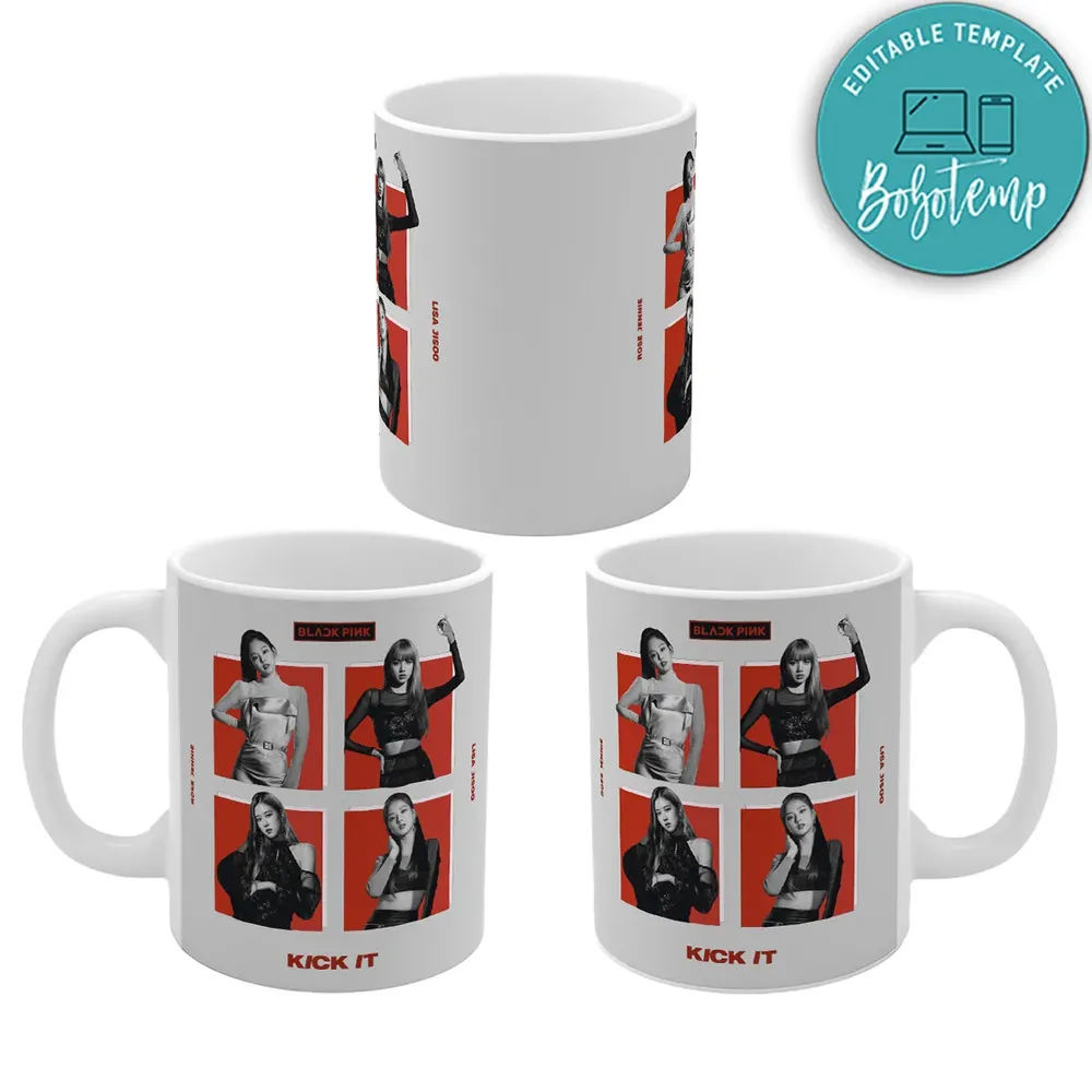 Blackpink Kick It Mug | Bobotemp
