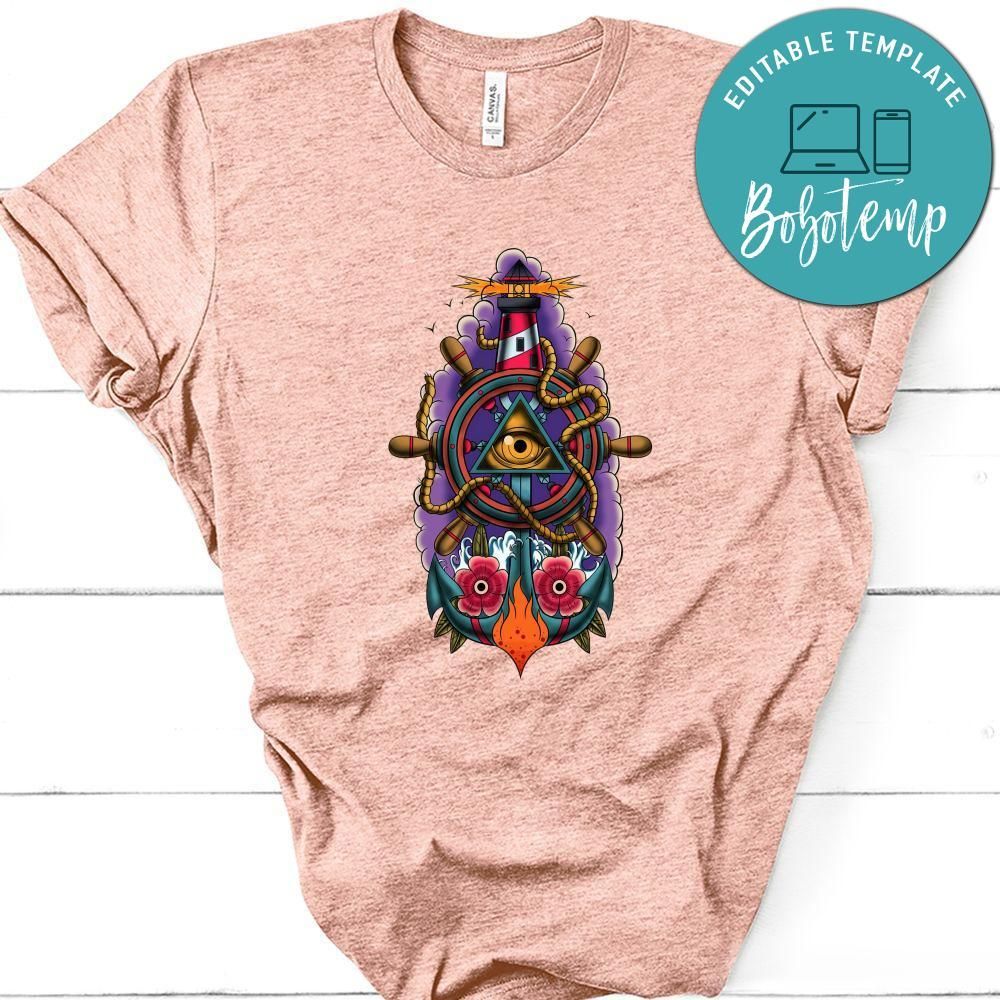 Ship's Wheel Tatoo Shirt