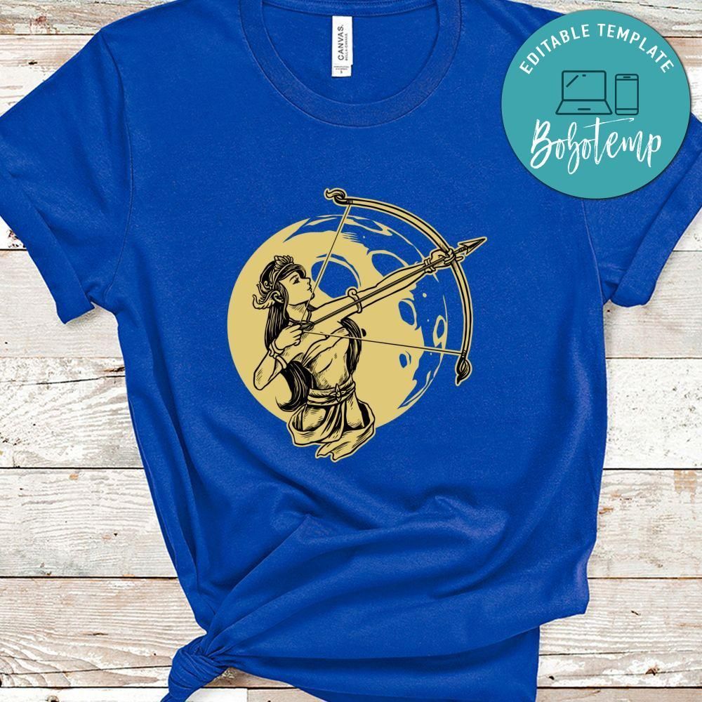 Women Knight With Archery An Fool Moon Shirt
