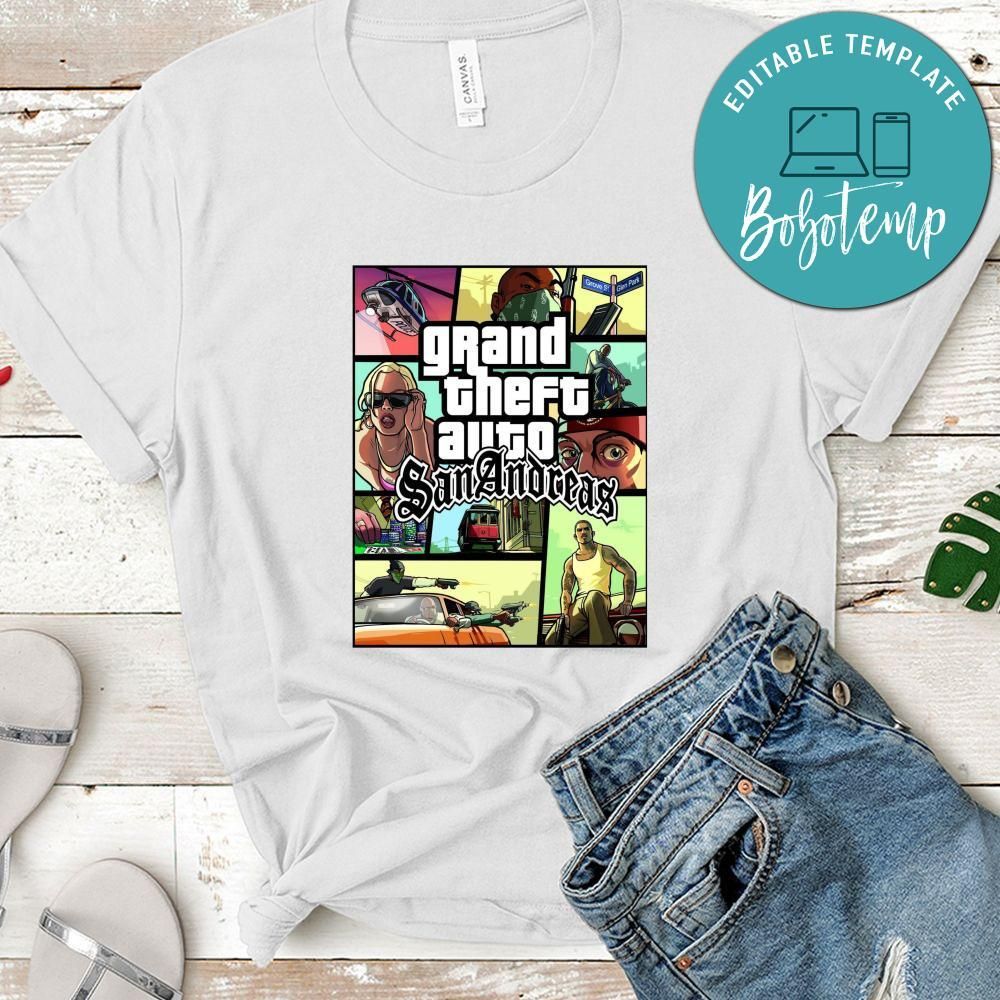 Grand Theft Auto San Andreas Shirt