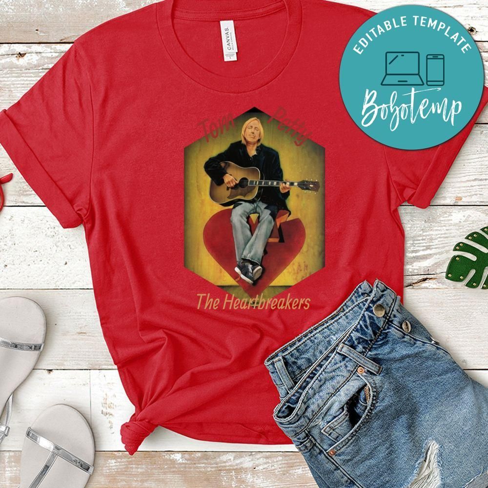 Tom Petty Sit On The Heart White Shirt