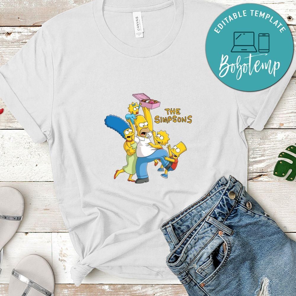 The Simpsons Loves Donuts Shirt