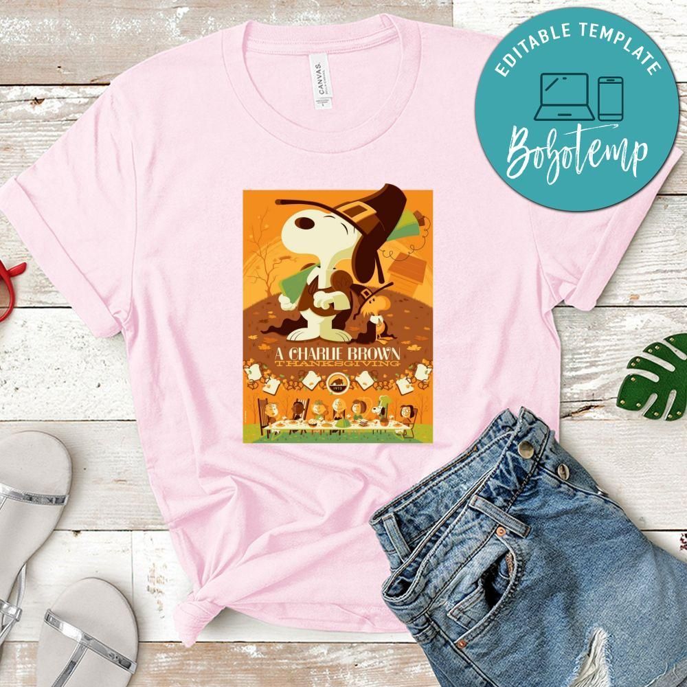 A Charlie Brown Thanksgiving Shirt