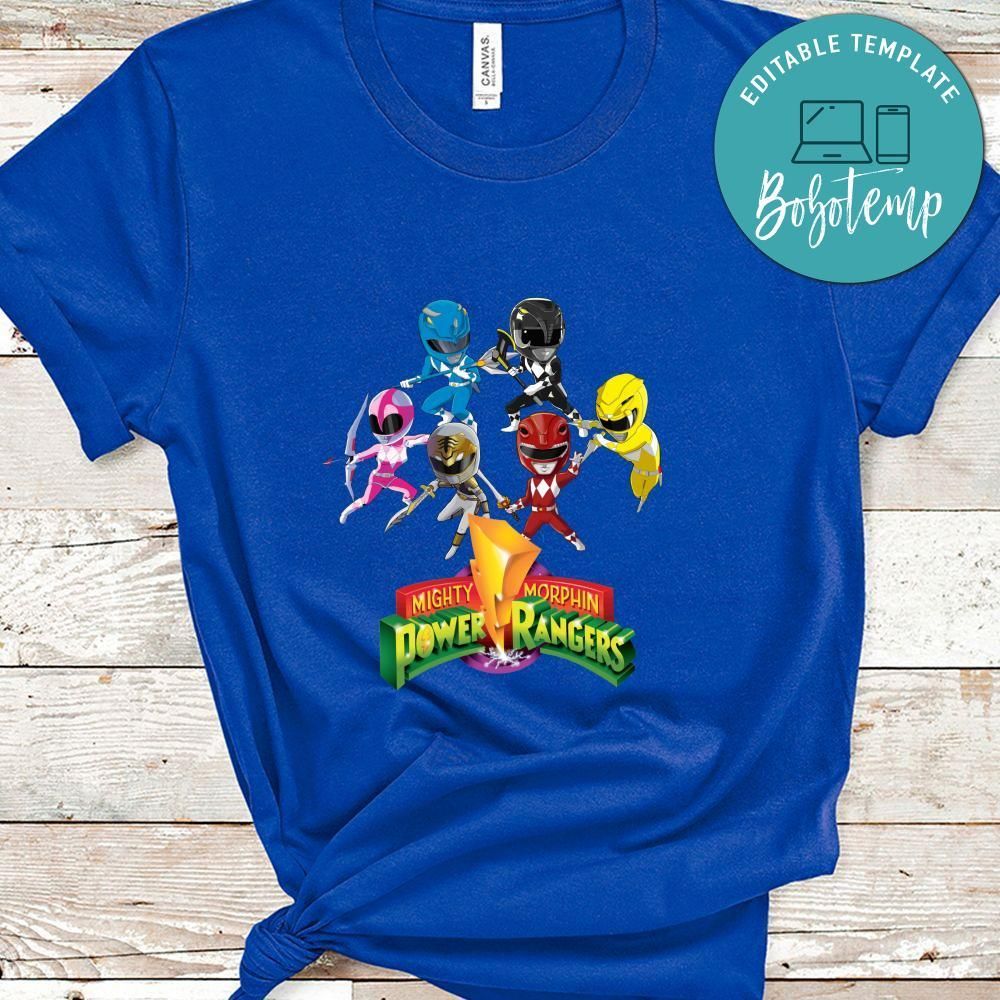 Mighty Morphin Power Rangers Shirt, Power Rangers Shirt