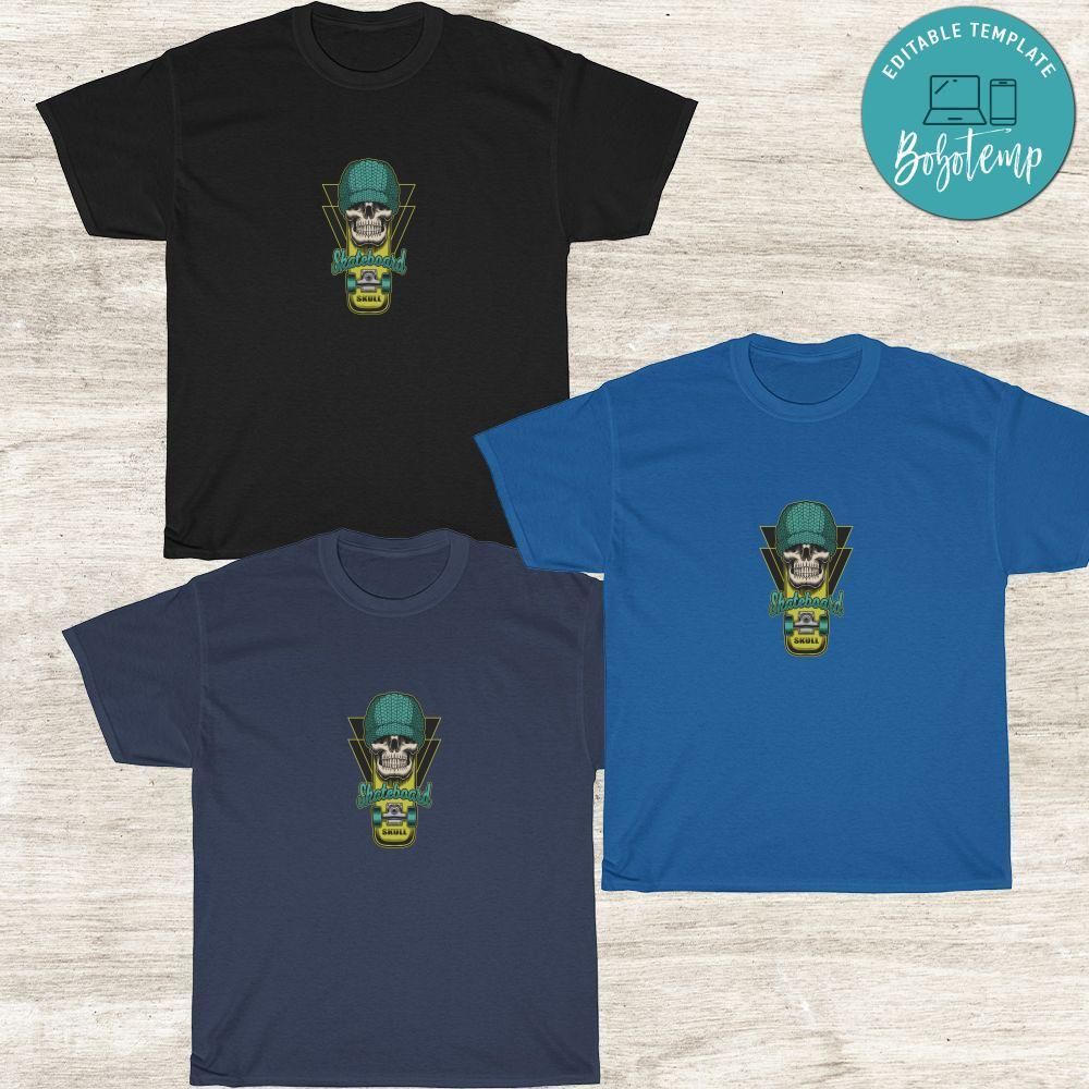 Skull Skateboard Shirt