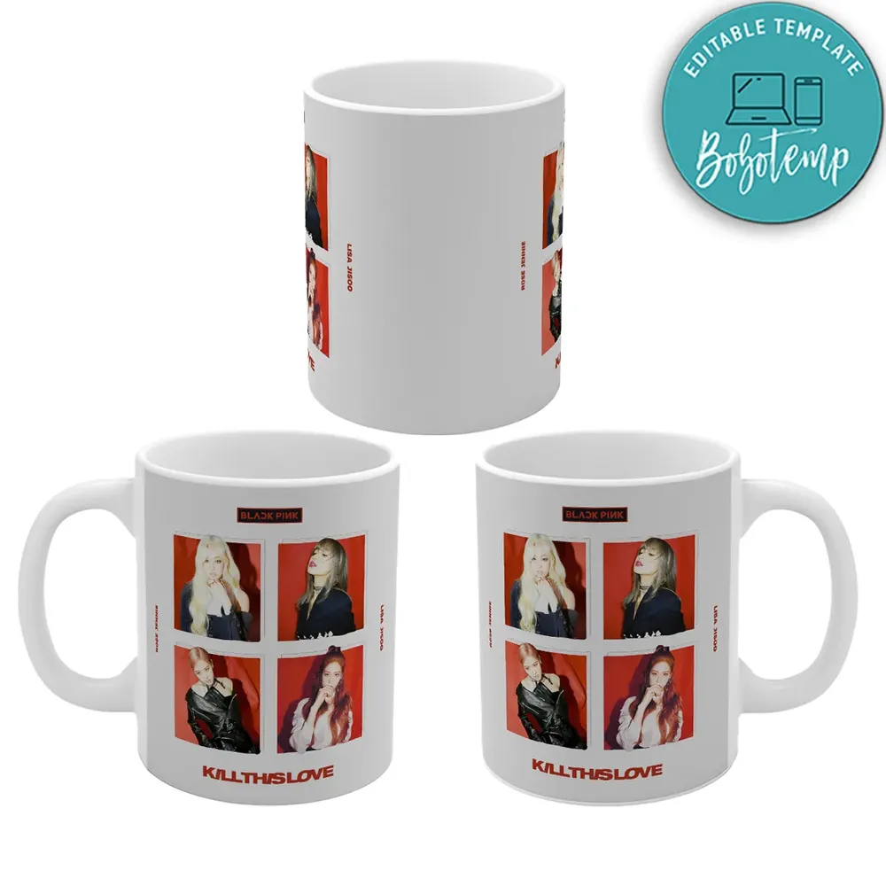 Blackpink Kill This Love Mug, K Pop Mug