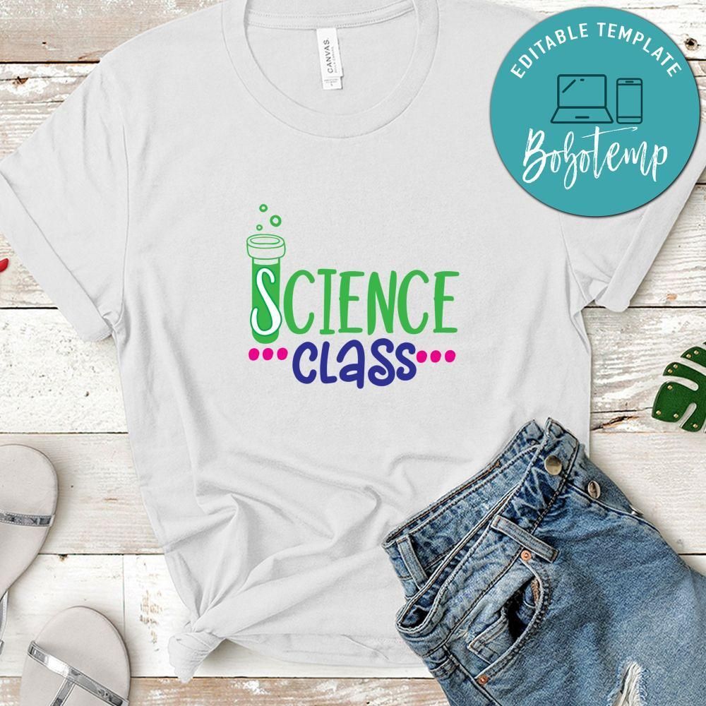 Nerdy Science Class Shirt