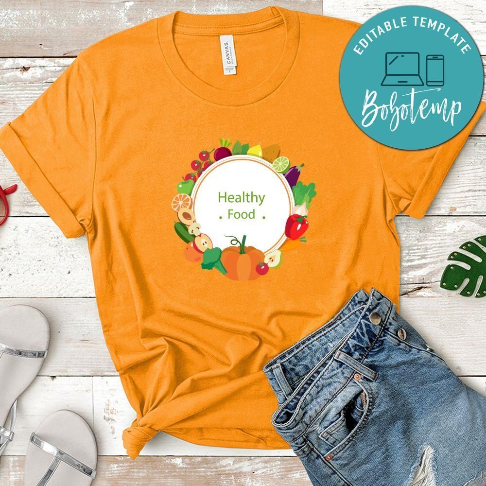 Veggies Healthy Food Shirt
