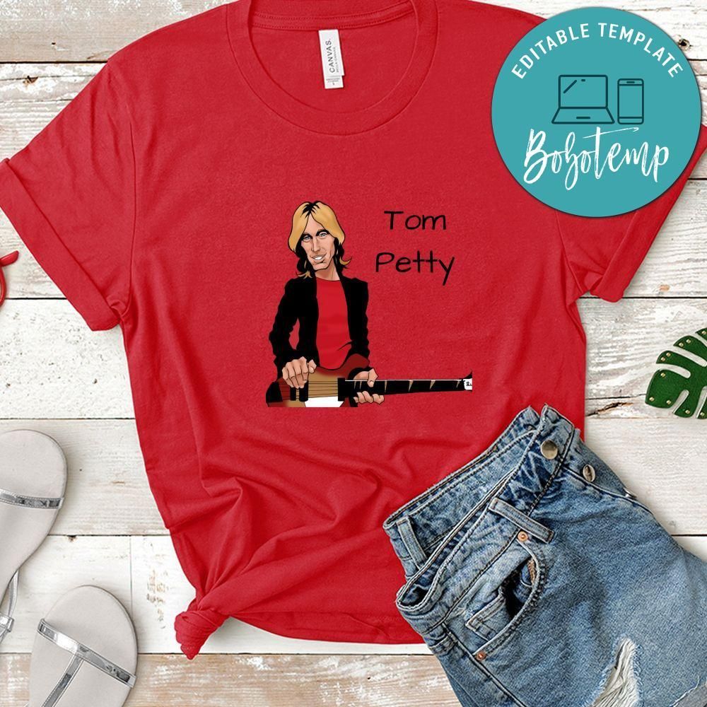 Funny Cartoon Tom Petty Shirt
