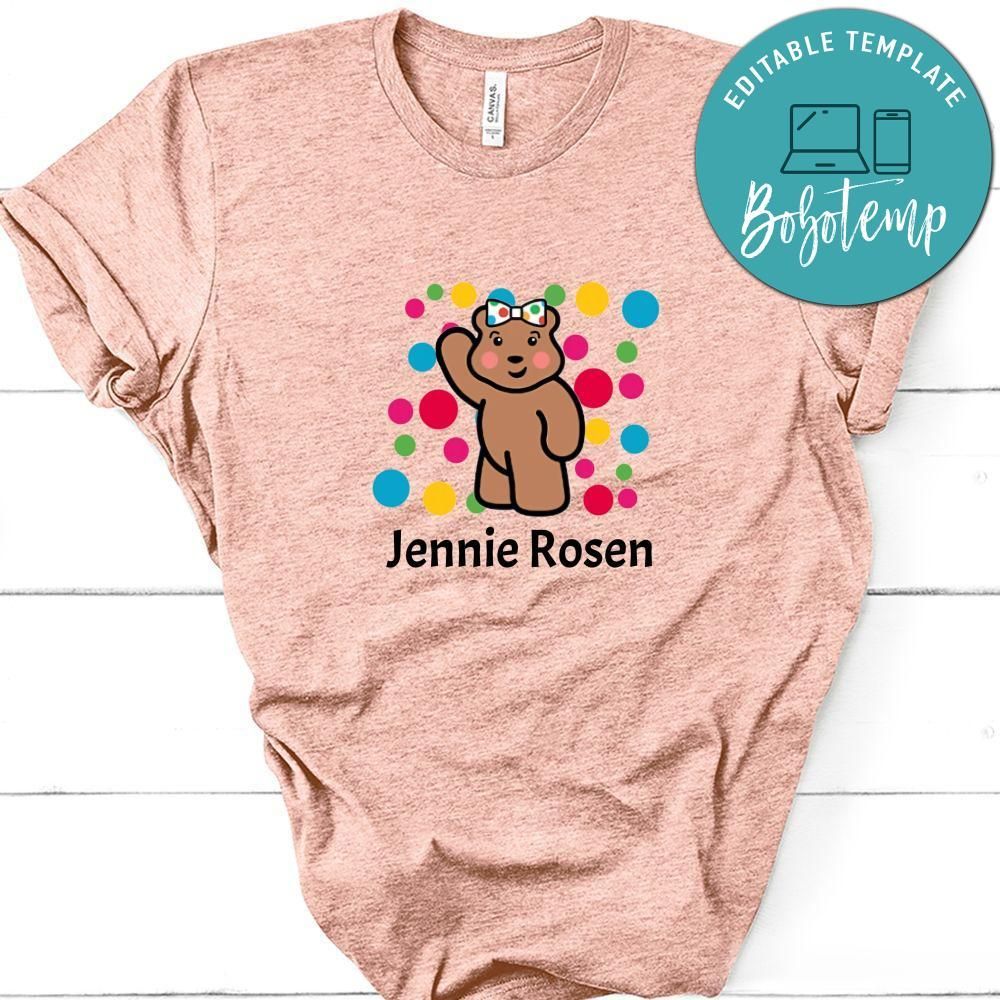 Personalize Children in Need Shirt, BBC Shirt