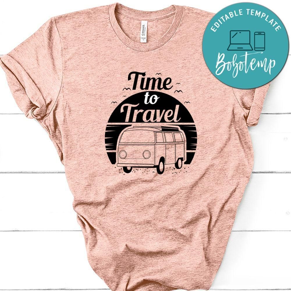 Time To Travel White Shirt