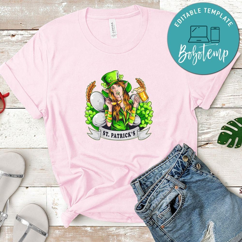 The Beautiful Fairy Brings A Beer St.Patrick's Day Shirt