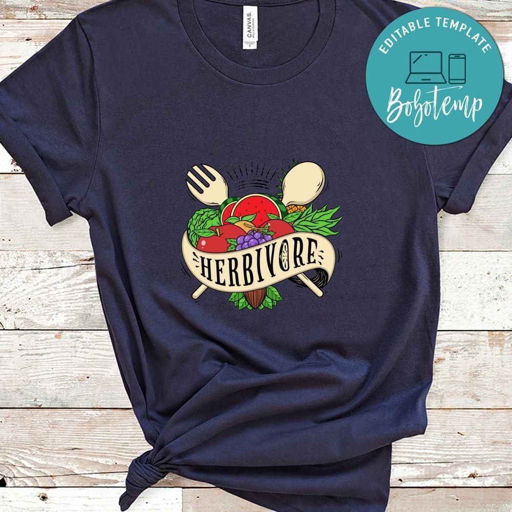 Vegan Or Vegetarian Herbivore Shirt