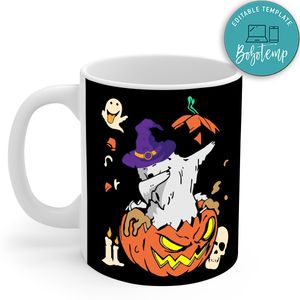 Happy Halloween Pumkin Hat Mug
