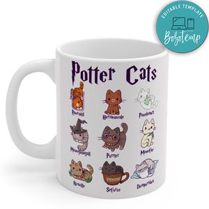 Harry Potter, Potter Cats Gift Mug