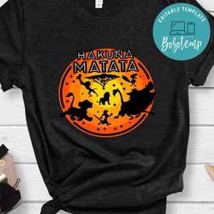 Lion King Sunset Hakuna Matata Shirt