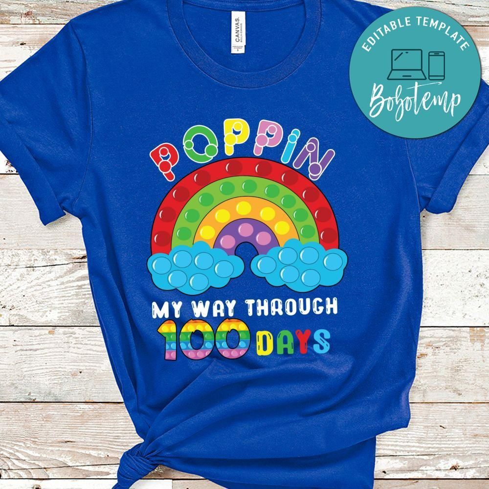 Poppin My Way Through 100 Days Shirt