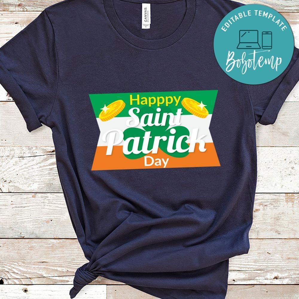 Happy St.Patrick's Day With Flag Shirt, St.Patrick's Day Shirt