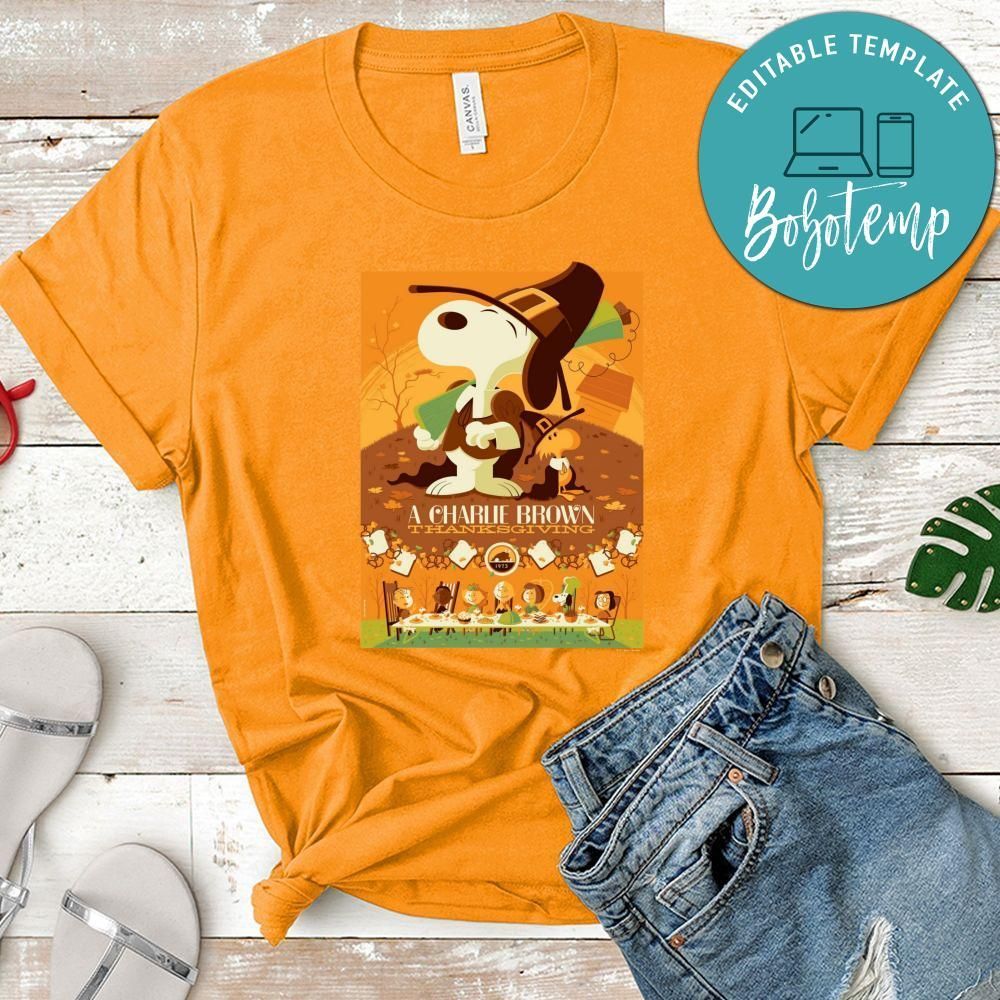 A Charlie Brown Thanksgiving Shirt