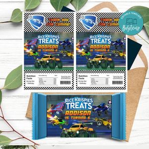 Rocket League Rice Krispies Treats Template Printable Instant Download