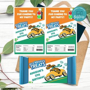 Go dog go Rice Krispies Treats Template Printable Instant Download