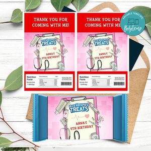 Nursing Rice Krispies Treats Template Printable Instant Download