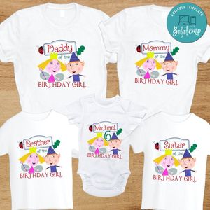 Ben and holly Family Birthday Vacation PNG file template