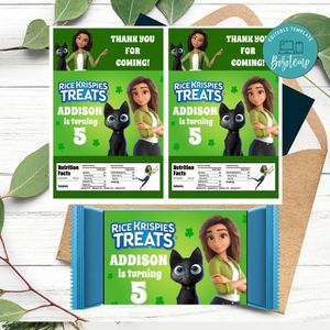 Sam Greenfield Luck Rice Krispies Treats Template Printable Instant Download