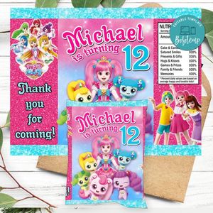 Catch Teenieping Birthday Chip Bag Digital File Printable Instant Download