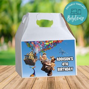 Disney Pixar Up Gable Box Digital File Printable Instant Download