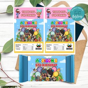 Toca Boca Rice Krispies Treats Template Printable Instant Download