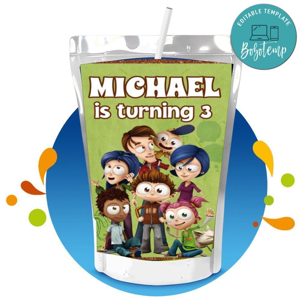 Angelo rules Capri Sun Birthday Labels Digital File Printable Instant Download