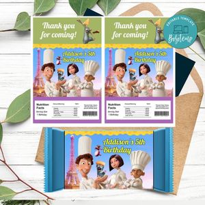 Ratatouille Rice Krispies Treats Template Printable Instant Download