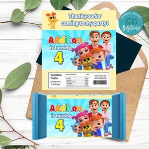 Little Angel Candy Bar Label Customizable Template Instant Download
