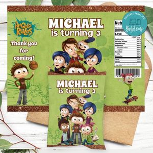 Angelo rules Birthday Party Chip Bag Digital File Printable Instant Download