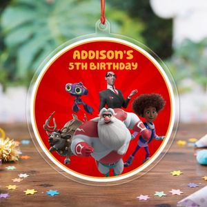 Superklaus Acrylic Ornament Birthday Gift
