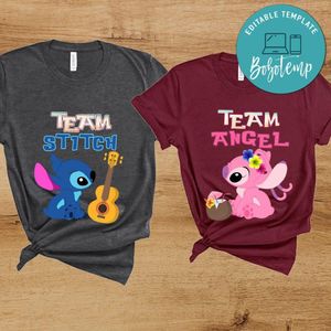 Stitch and Angle Gender Reval PNG file template