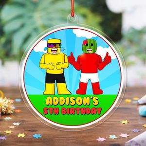 Sunny And Melon Acrylic Ornament Birthday Gift