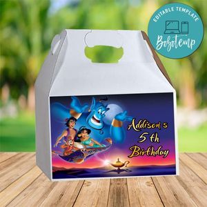 Aladdin Gable Box Digital File Printable Instant Download