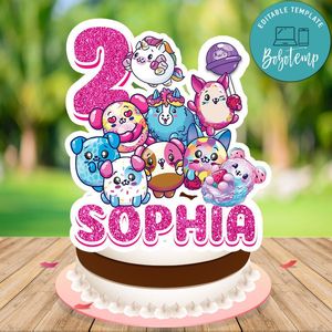 Pikmi pops Cake Topper Template Printable Instant Download