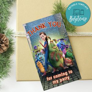 Finnick 2022 Thank You Tag Customizable Template To Print At Home Instant Download