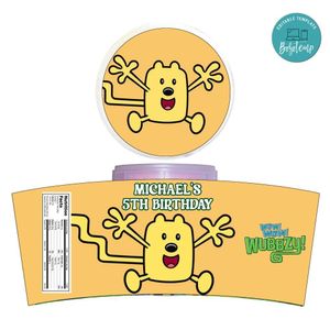 Wow Wow Wubbzy Cotton Candy Label Template To Print At Home Instant Download