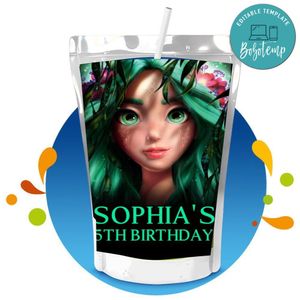 Mavka Capri Sun Birthday Labels Digital File Printable Instant Download