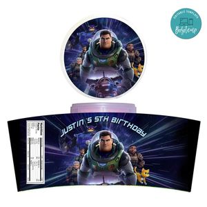 Lightyear Cotton Candy Label Template To Print At Home Instant Download