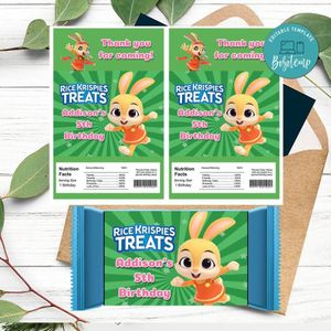 Jeni pinkfong Rice Krispies Treats Template Printable Instant Download