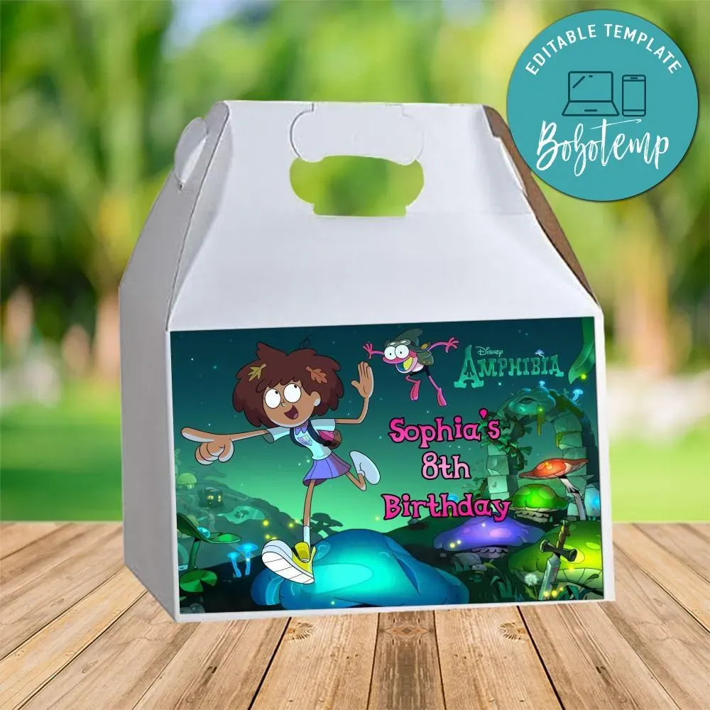 Amphibia Gable Box Digital File Printable DIY | Bobotemp Shop