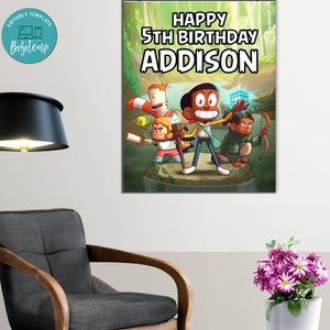 Craig Of The Creek Birthday Poster Digital File Printable Instant Download