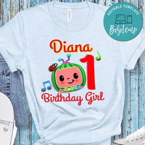 Cocomelon Birthday Girl PNG file template